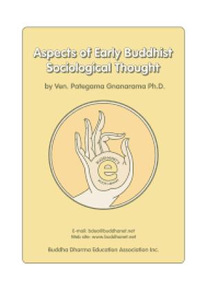 Aspects of Early Buddhist Thought